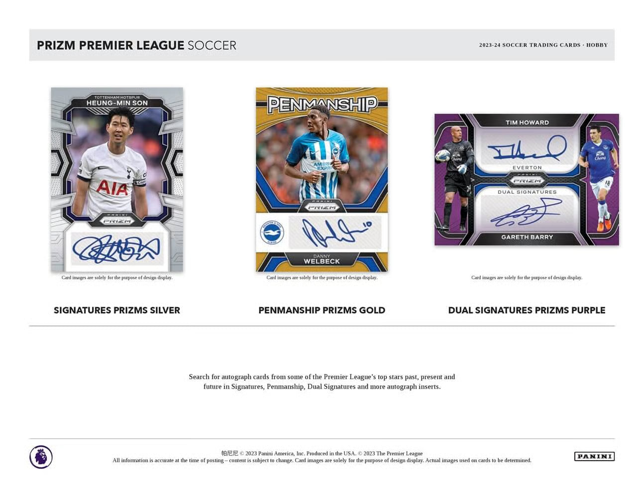 2023-24 Panini Prizm Premier League Soccer Hobby - Sports Cards Europe