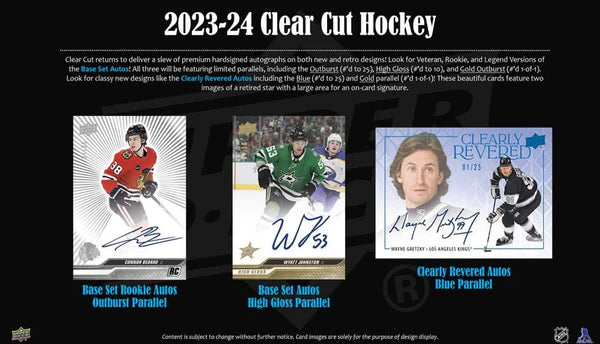 2023-24 Upper Deck NHL Clear Cut Hobby - Sports Cards Europe