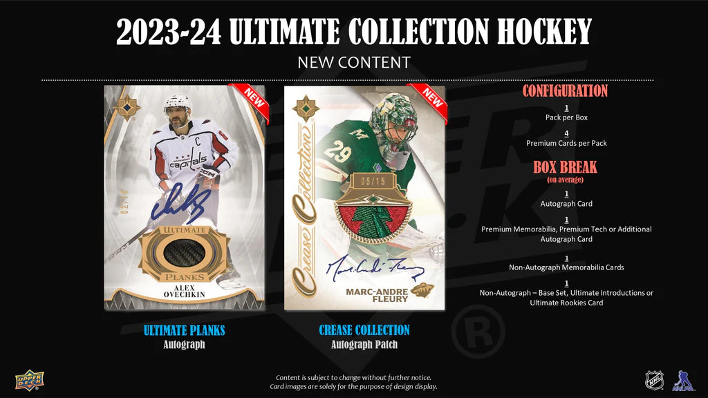 2023-24 Upper Deck NHL Ultimate Collection - Sports Cards Europe