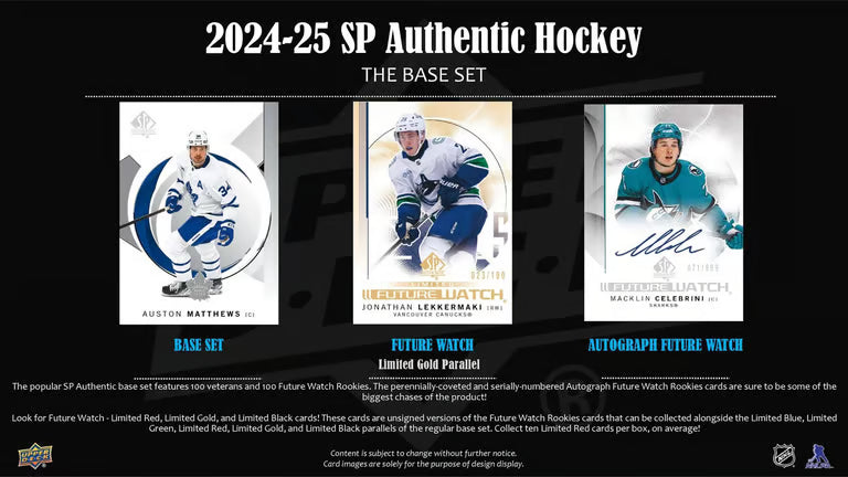 2024-25 Upper Deck NHL SP Authentic Hobby - Sports Cards Europe