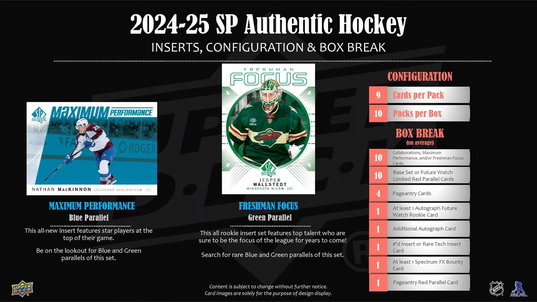 2024-25 Upper Deck NHL SP Authentic Hobby - Sports Cards Europe