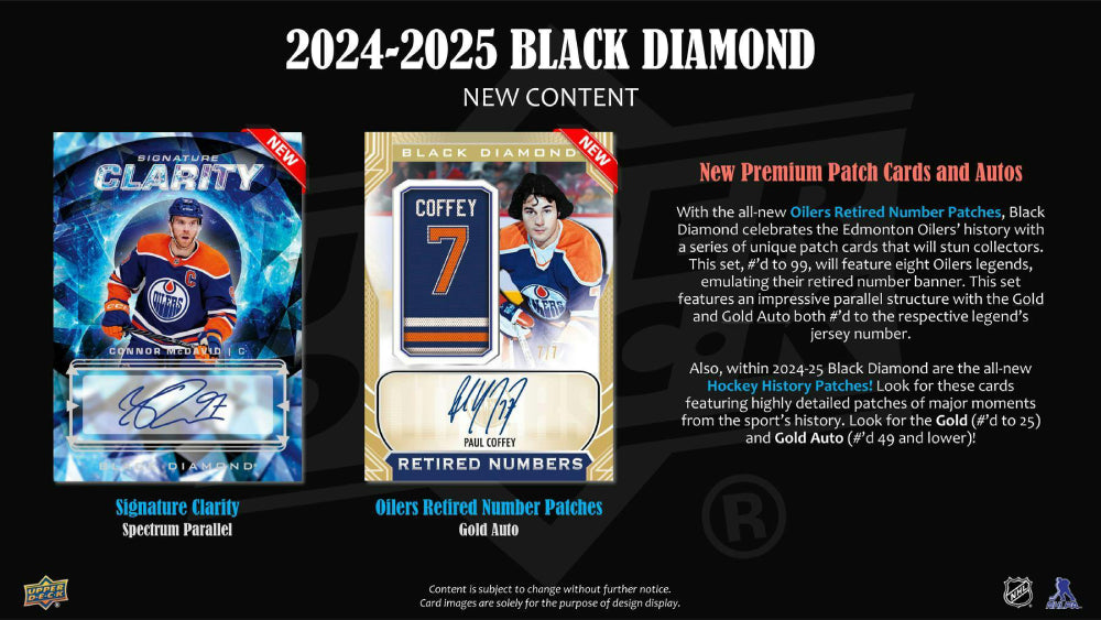 2024-25 Upper Deck NHL Black Diamond Hobby - Sports Cards Europe
