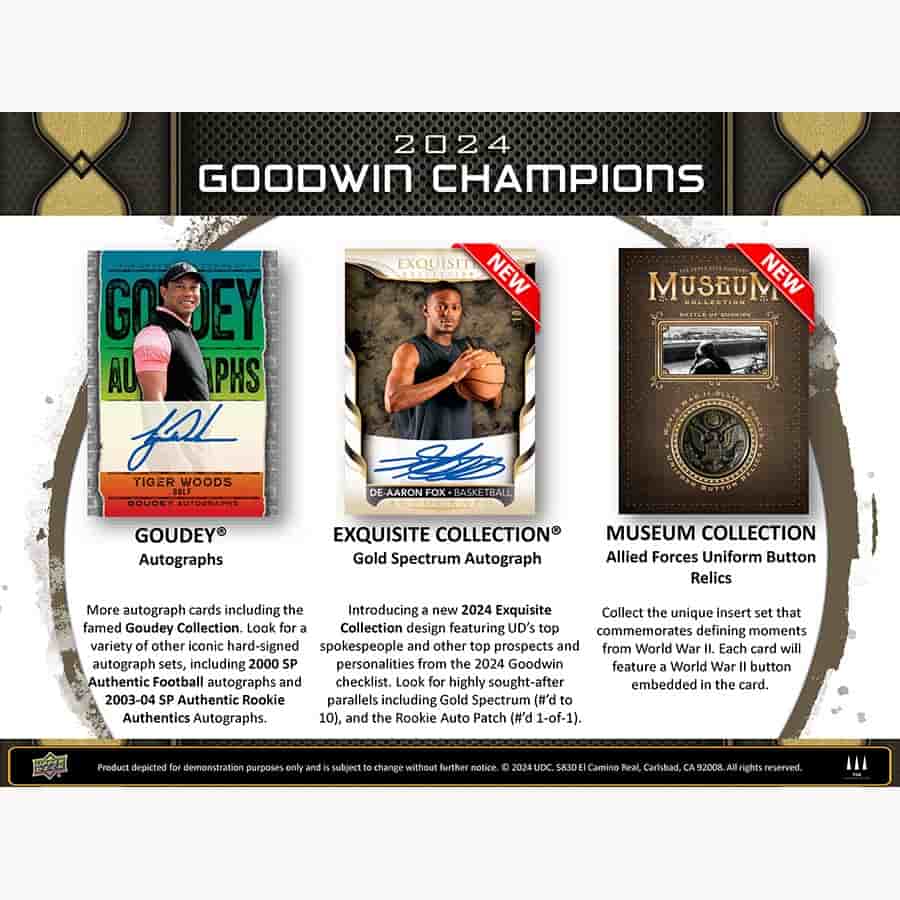 2024 Upper Deck Goodwin Champions Hobby - Sports Cards Europe
