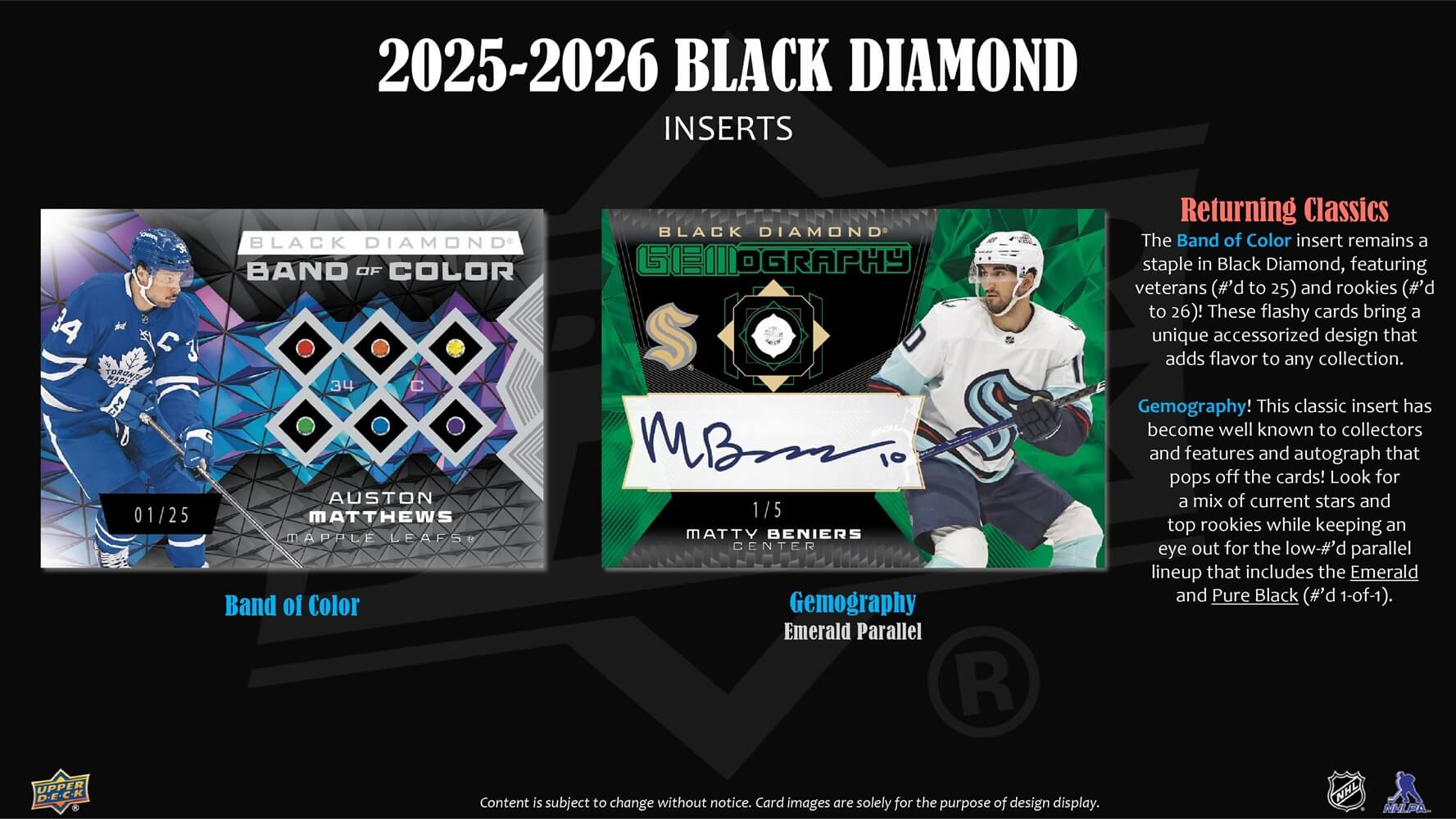 2025-26 Upper Deck NHL Black Diamond Hobby - Sports Cards Europe