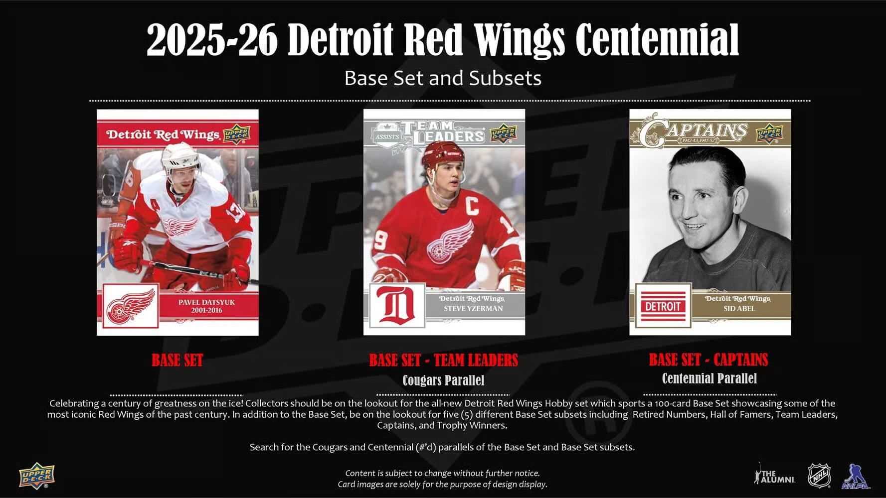 2025-26 Upper Deck NHL Detroit Red Wings Centennial Hobby - Sports Cards Europe