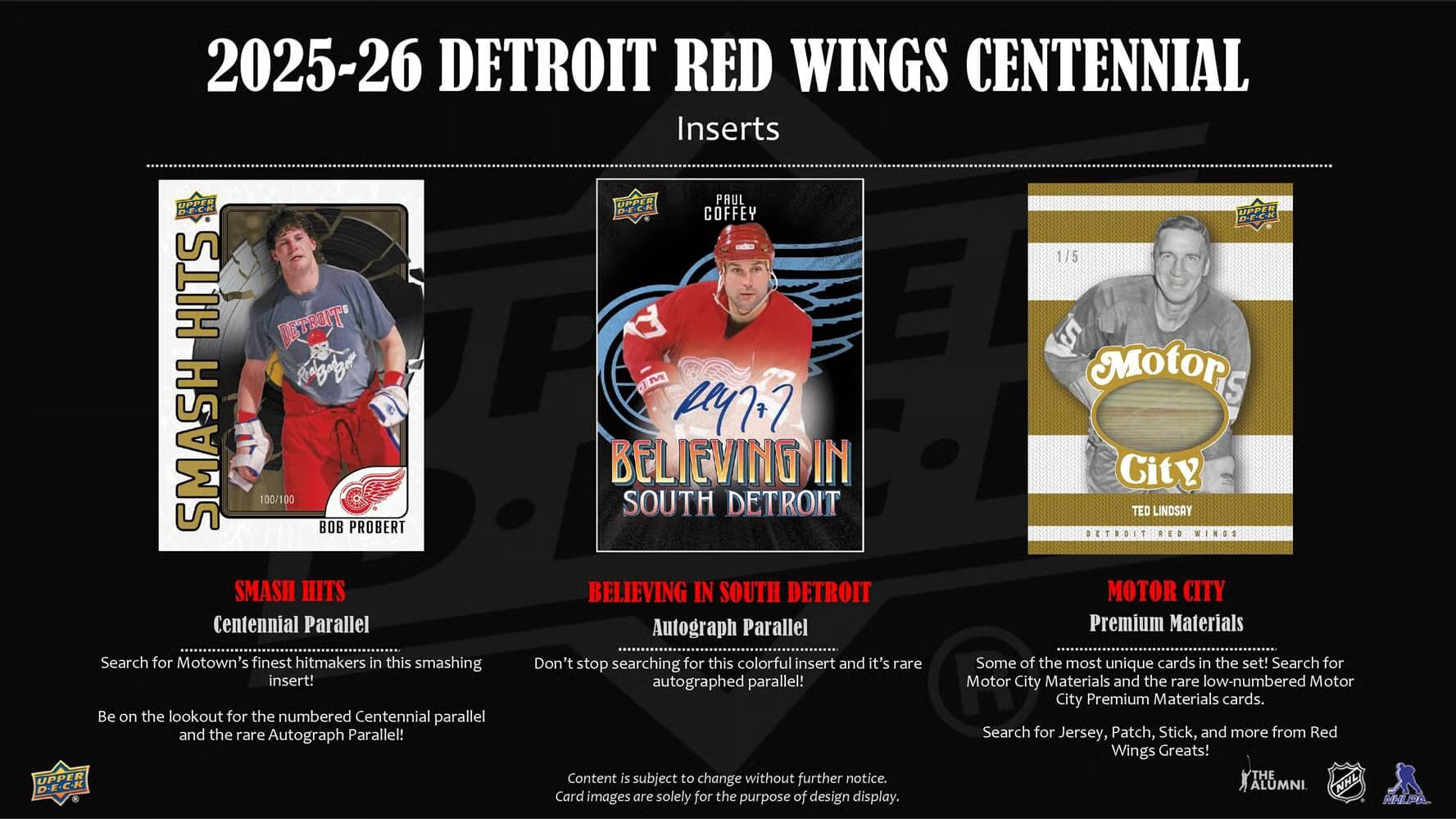 2025-26 Upper Deck NHL Detroit Red Wings Centennial Hobby - Sports Cards Europe
