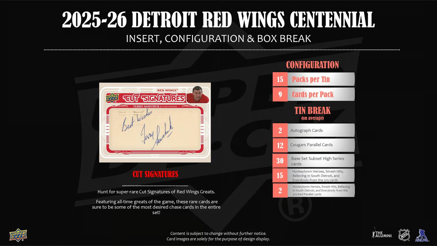 2025-26 Upper Deck NHL Detroit Red Wings Centennial Hobby - Sports Cards Europe