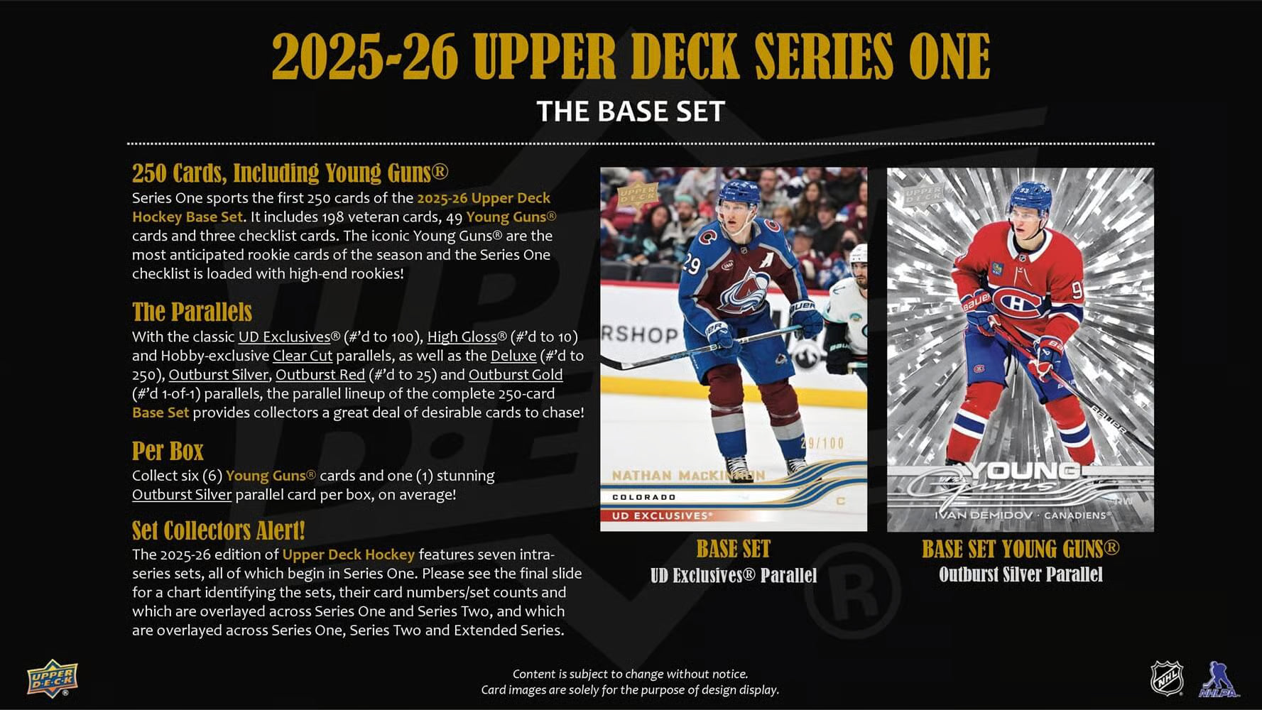 2025-26 Upper Deck NHL Series 1 Hobby - Sports Cards Europe