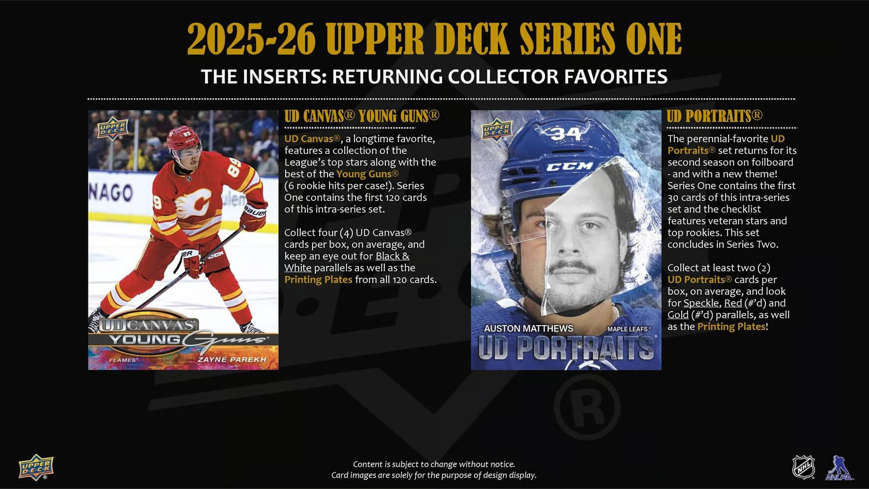 2025-26 Upper Deck NHL Series 1 Hobby - Sports Cards Europe