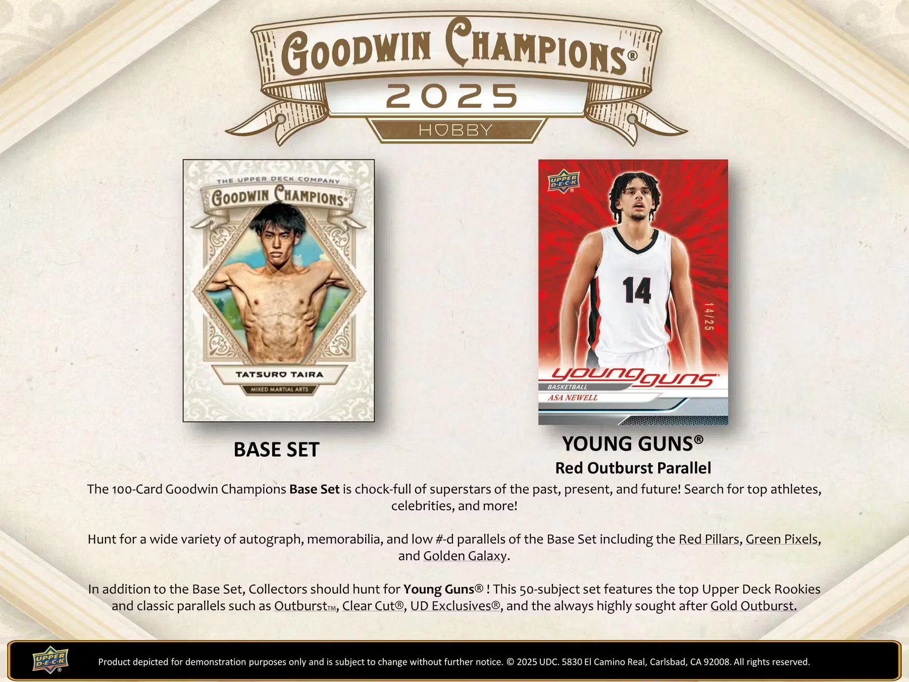 2025 Upper Deck Goodwin Champions Hobby - Sports Cards Europe