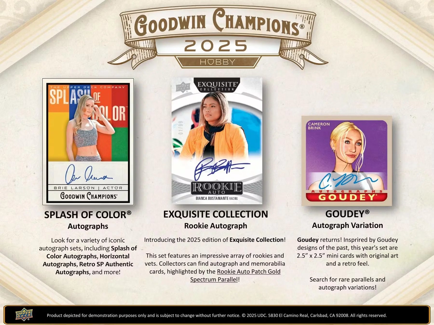 2025 Upper Deck Goodwin Champions Hobby - Sports Cards Europe