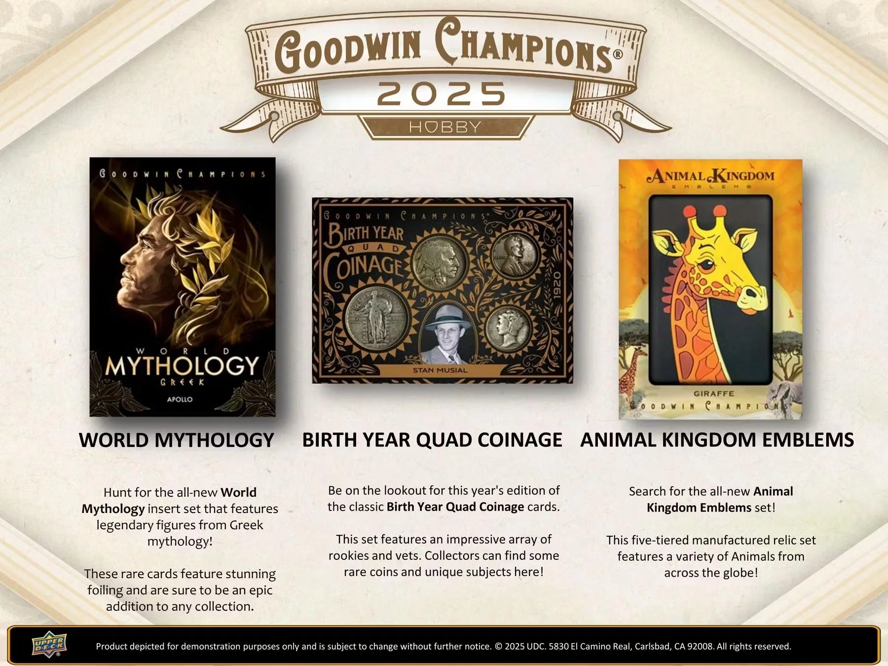 2025 Upper Deck Goodwin Champions Hobby - Sports Cards Europe