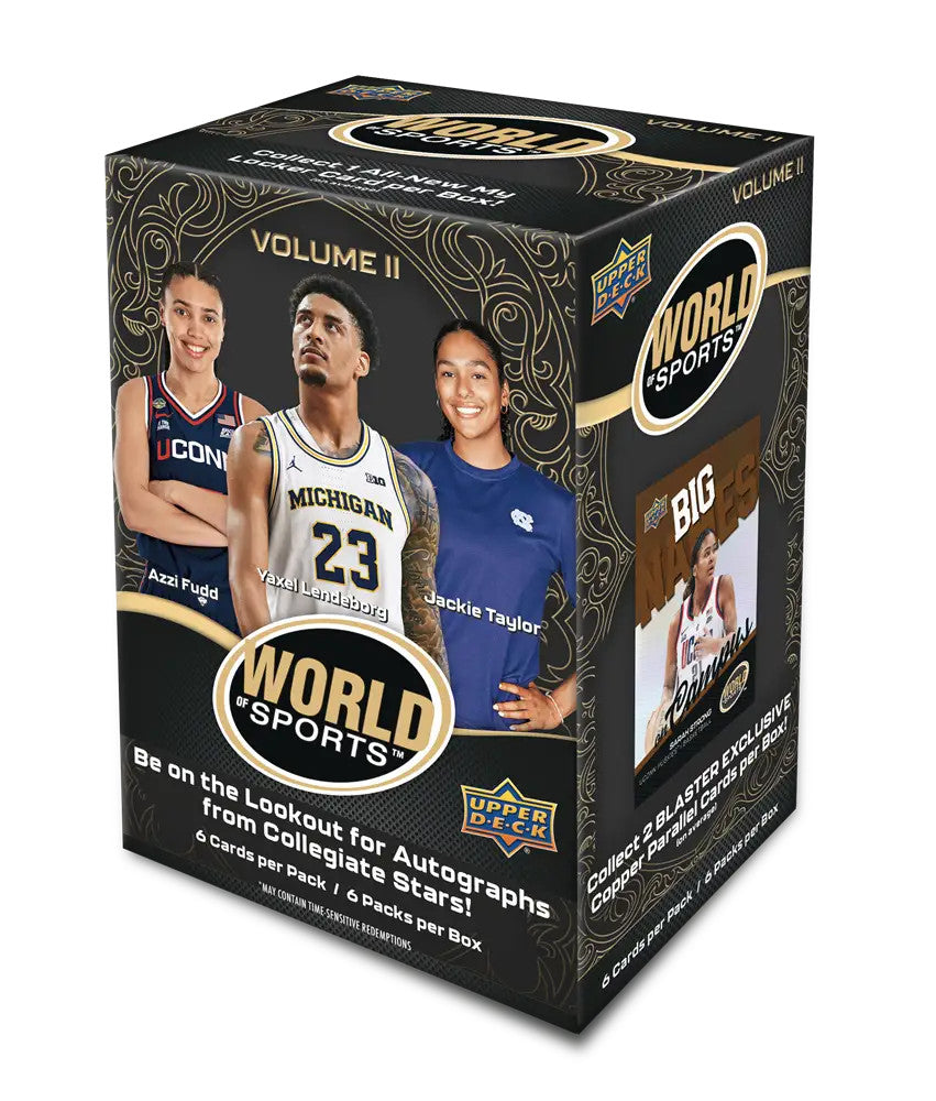 2025 Upper Deck World of Sports Volume 2 Blaster - Sports Cards Europe