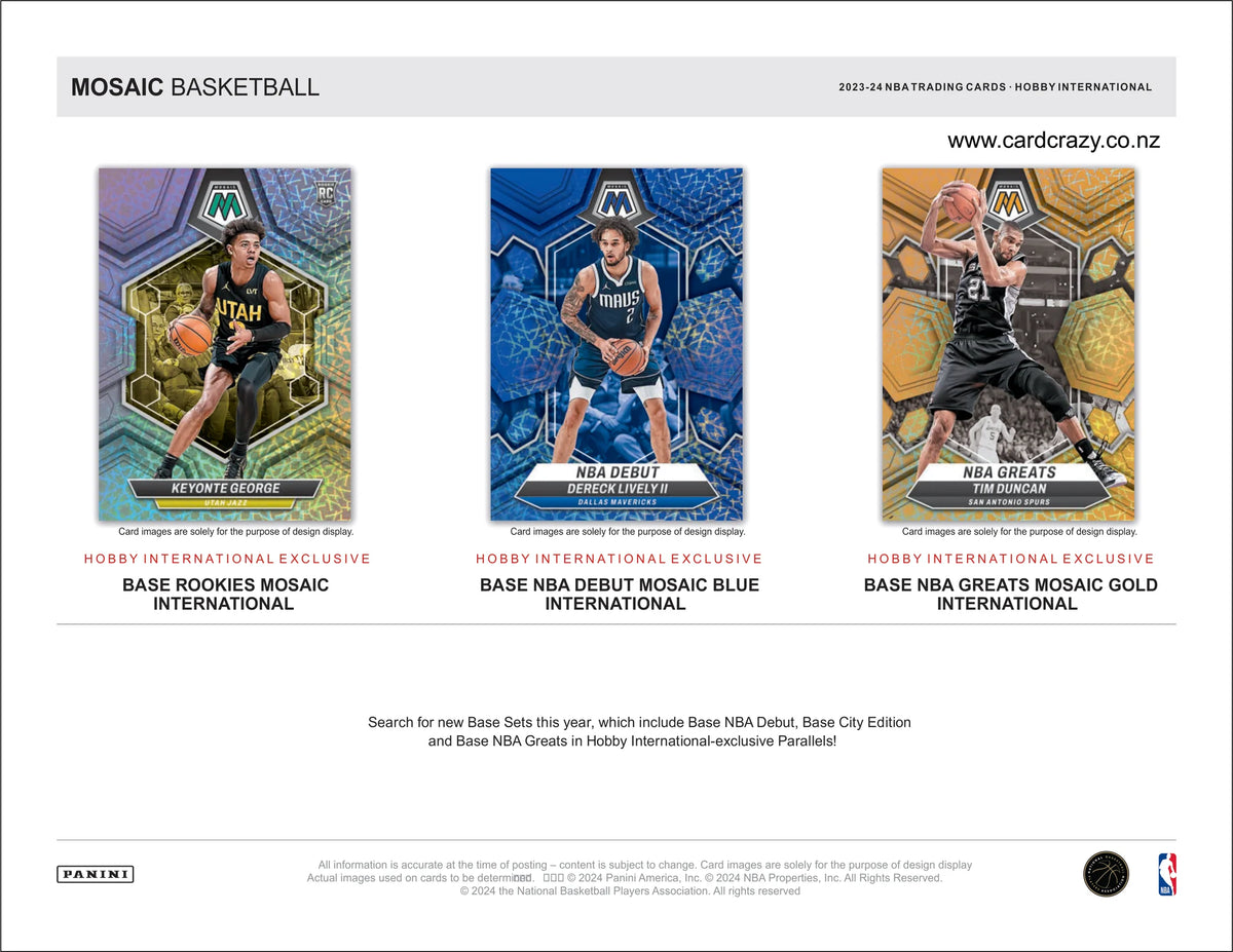 2023-24 Mosaic NBA Hobby International - Sports Cards Europe