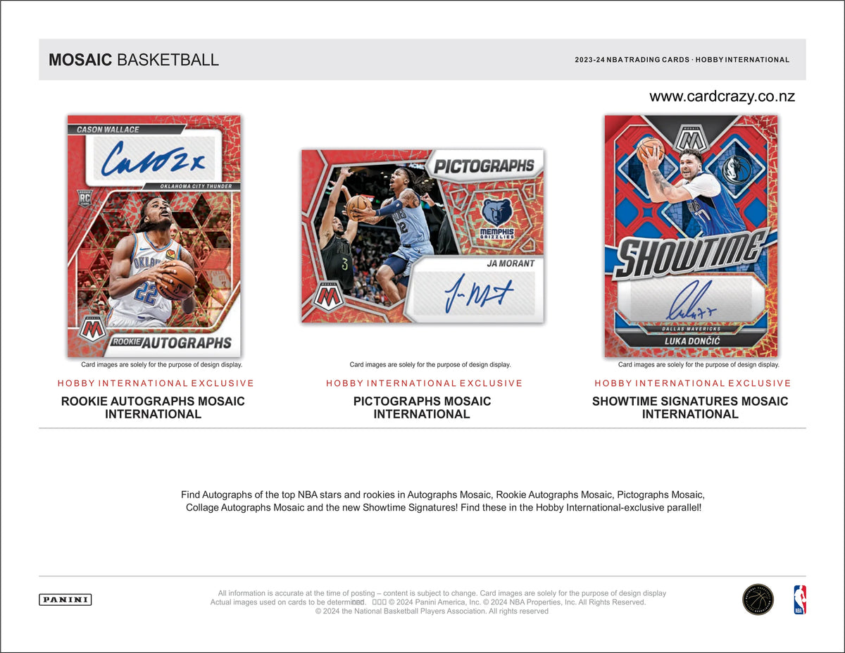 2023-24 Mosaic NBA Hobby International - Sports Cards Europe