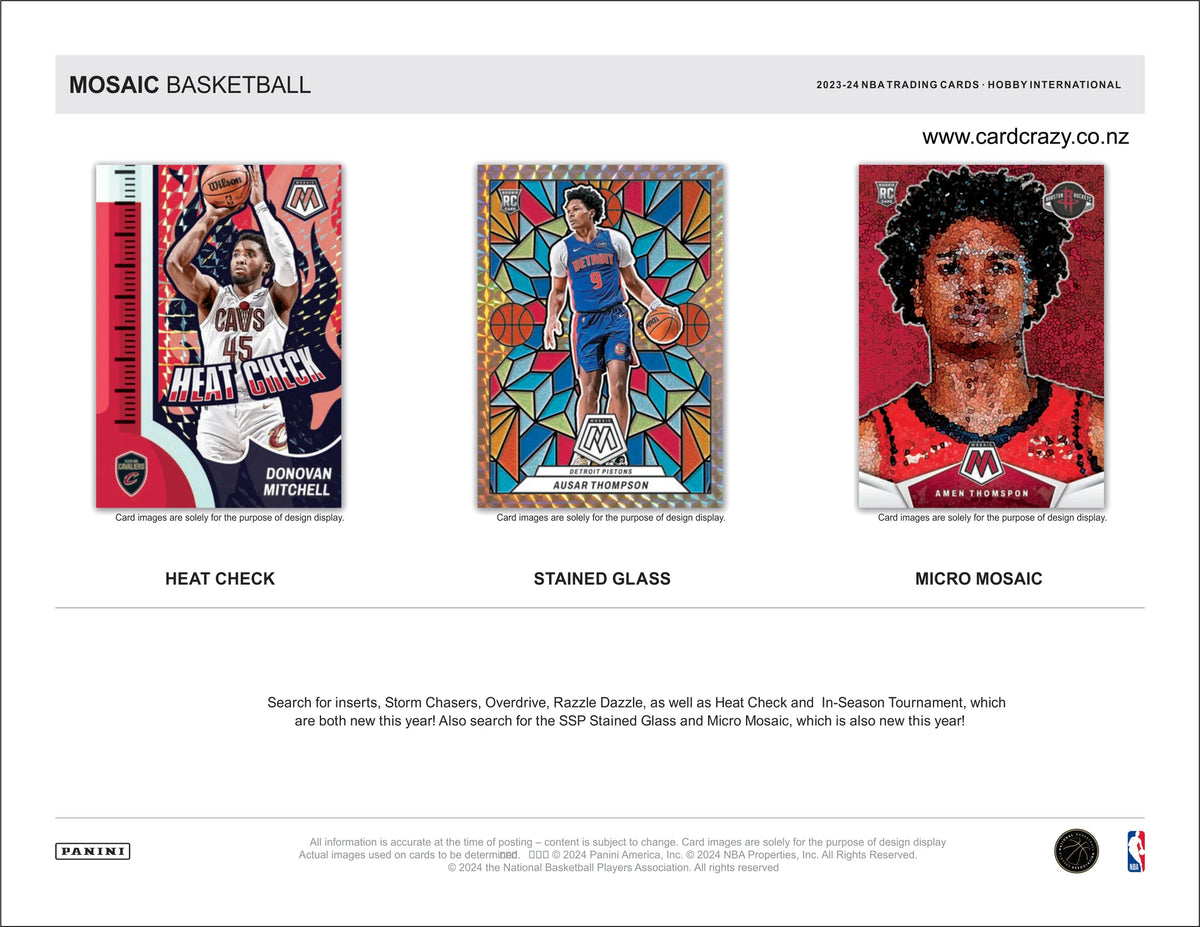 2023-24 Mosaic NBA Hobby International - Sports Cards Europe