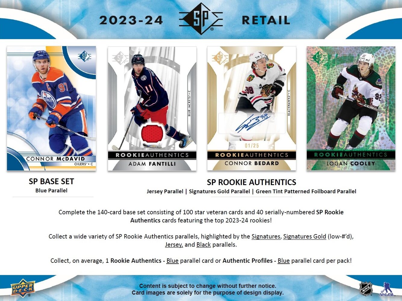 2023-24 Upper Deck SP Hockey Blaster Box - Sports Cards Europe