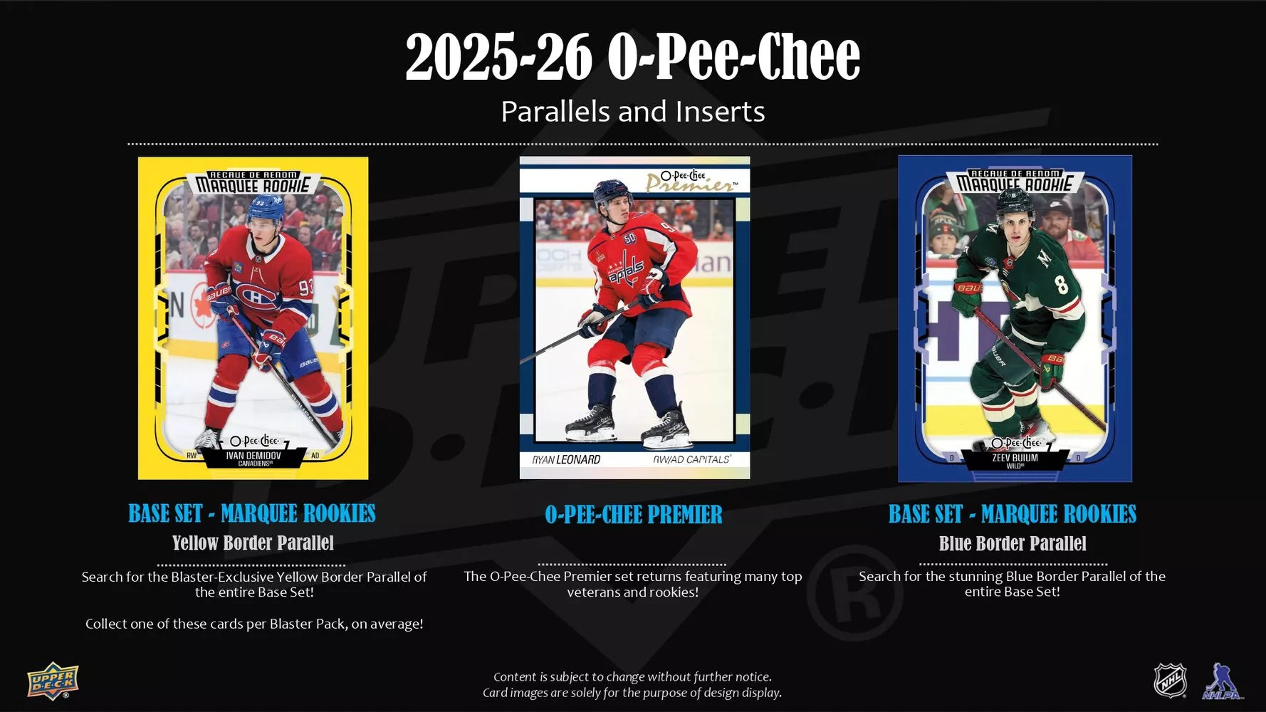 2025-26 Upper Deck NHL O-Pee-Chee Blaster Box - Sports Cards Europe