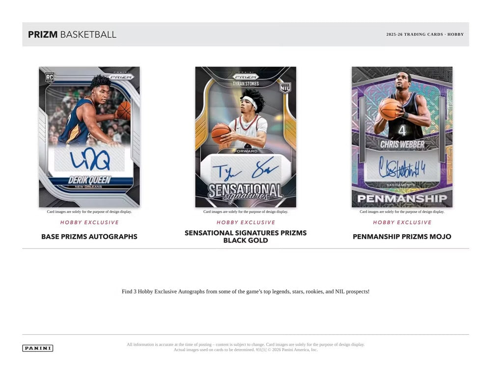 2025-26 Panini NBA Prizm Hobby