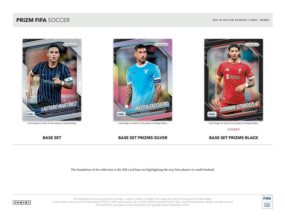 2025-26 Panini Prizm FIFA Hobby - Sports Cards Europe