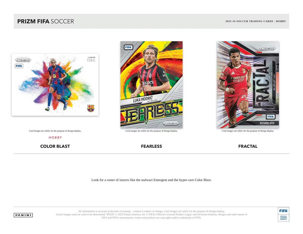 2025-26 Panini Prizm FIFA Hobby - Sports Cards Europe