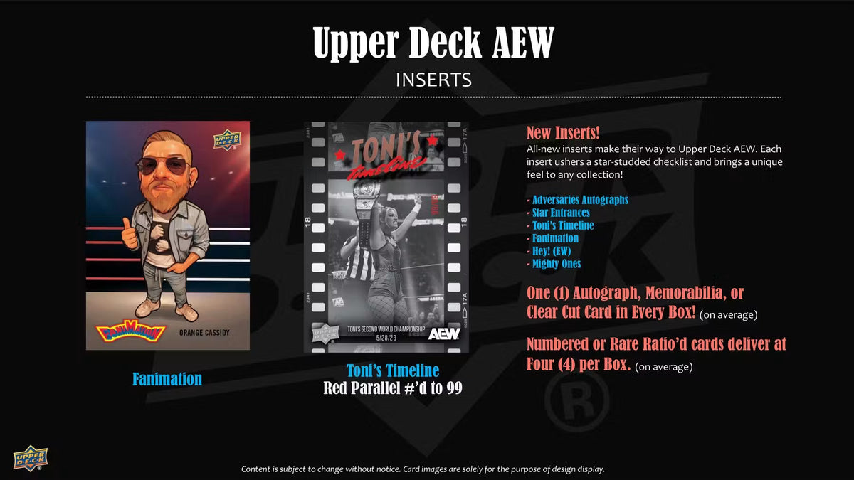 2026 Upper Deck All Elite Wrestling (AEW) Hobby