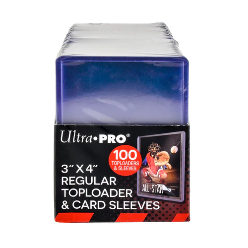 Ultra Pro Toploader 3x4" 35 pt Regular & Card Sleeves 100ct - Sports Cards Europe