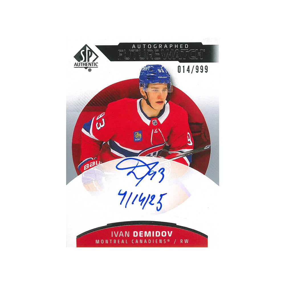 2025-26 Upper Deck NHL SP Authentic Hobby