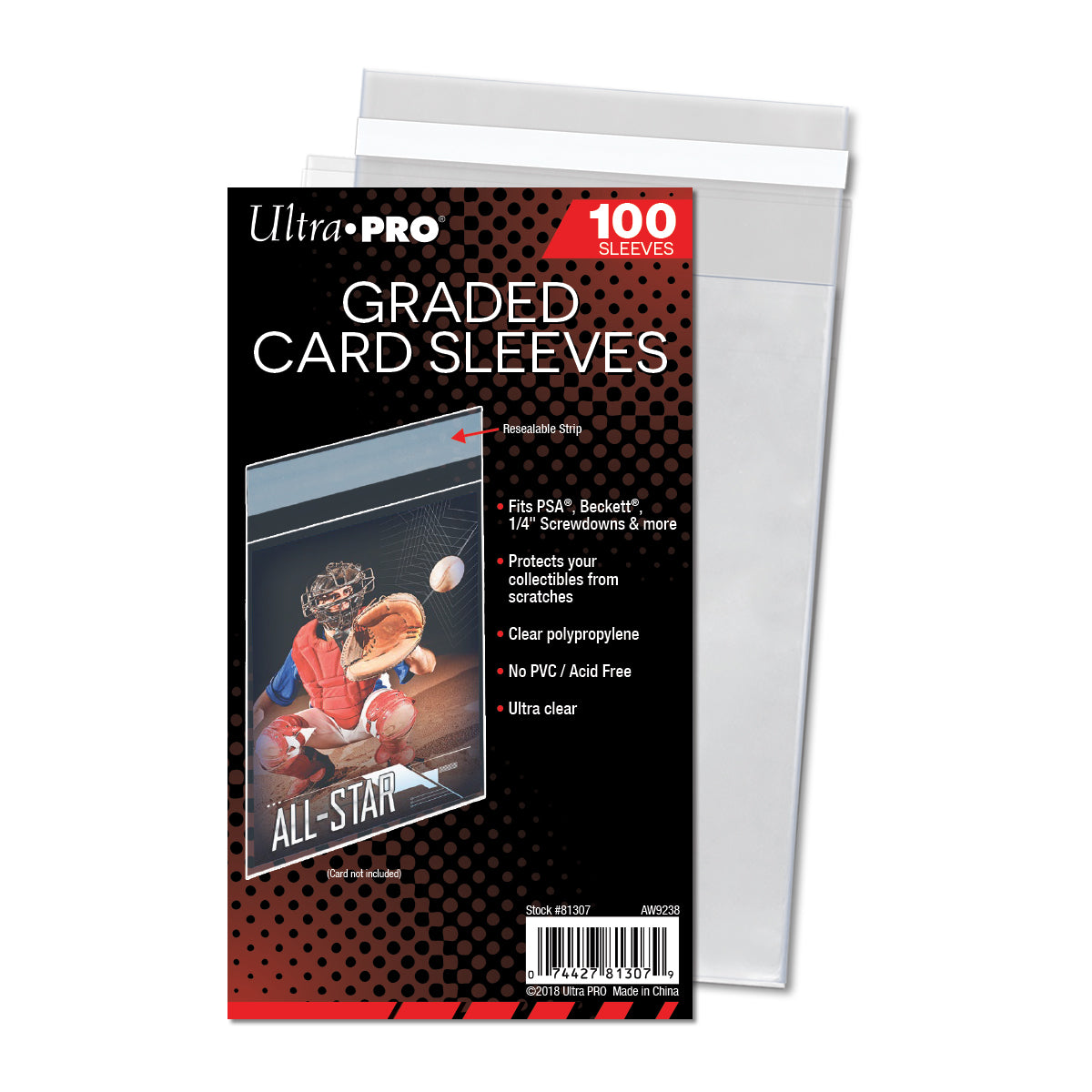 Ultra Pro Graded Card Sleeves Resealable - Sports Cards Europe