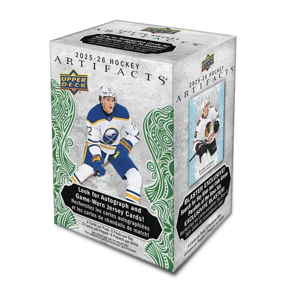2025-26 Upper Deck NHL Artifacts Blaster Box - Sports Cards Europe