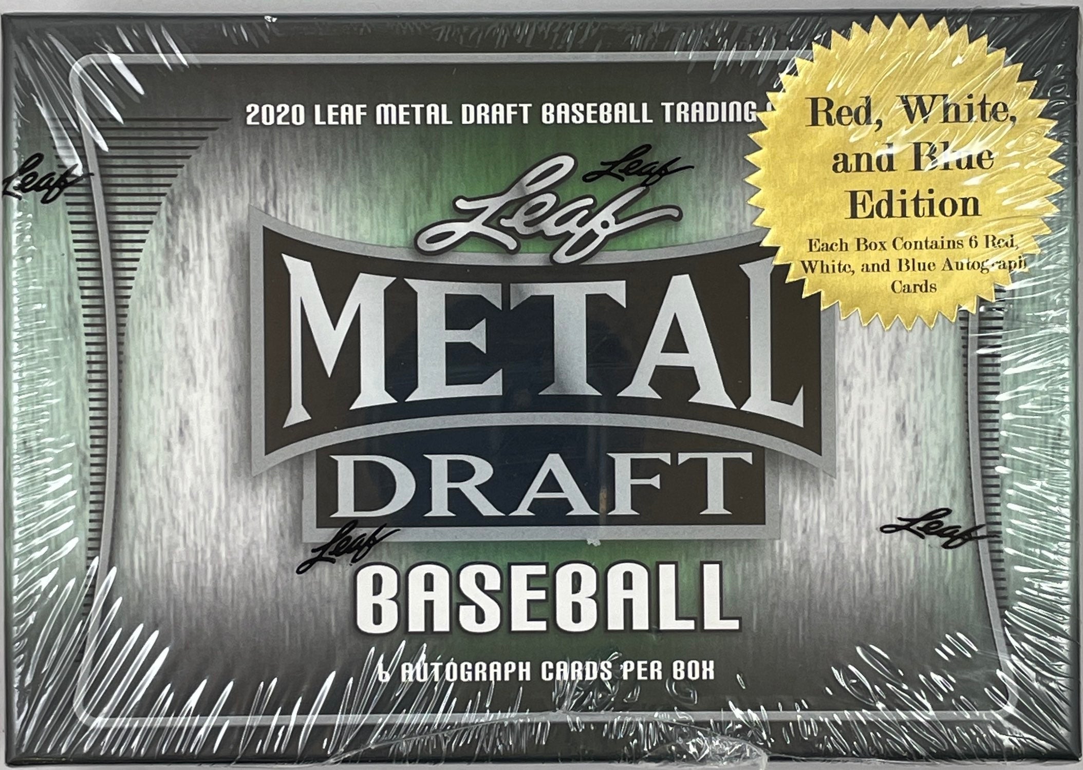 2020 Leaf Metal Draft Baseball Red White Blue - Sports Cards Europe