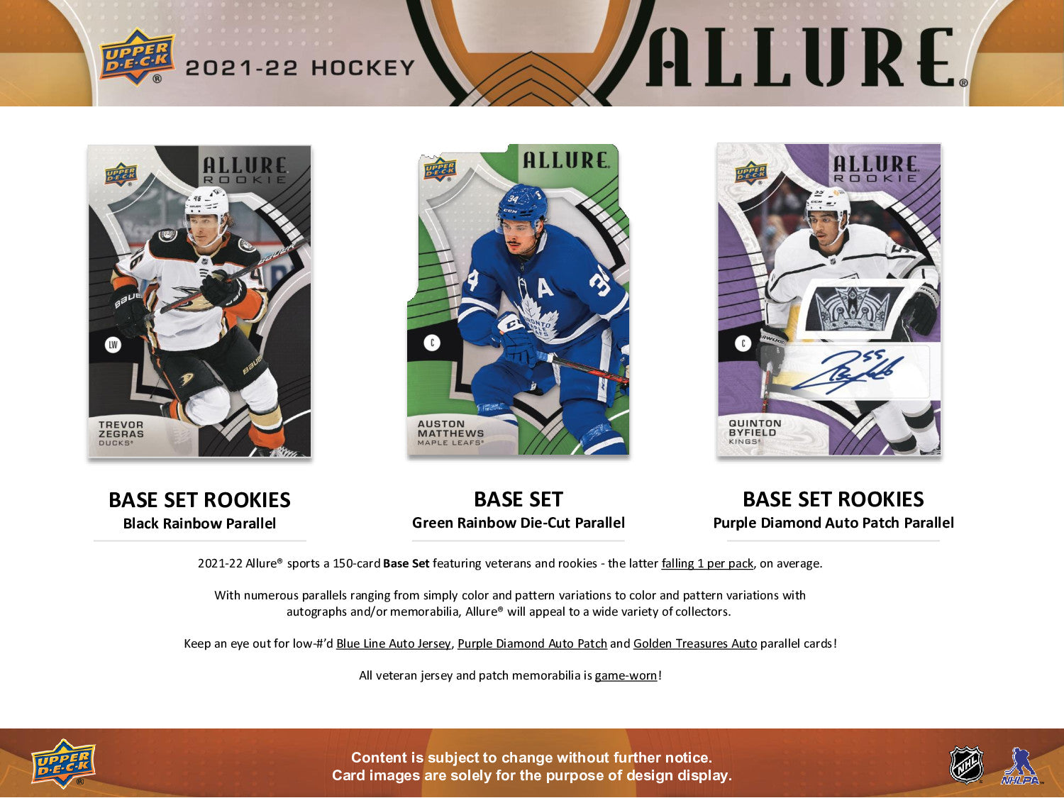 2021-22 Upper Deck NHL Allure Hobby - Sports Cards Europe