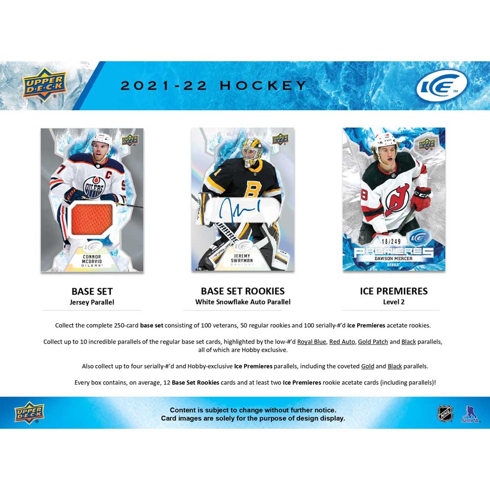 2021-22 Upper Deck NHL ICE Hobby - Sports Cards Europe