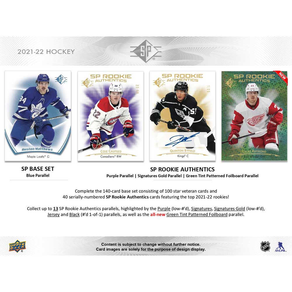 2021-22 Upper Deck NHL SP Blaster - Sports Cards Europe