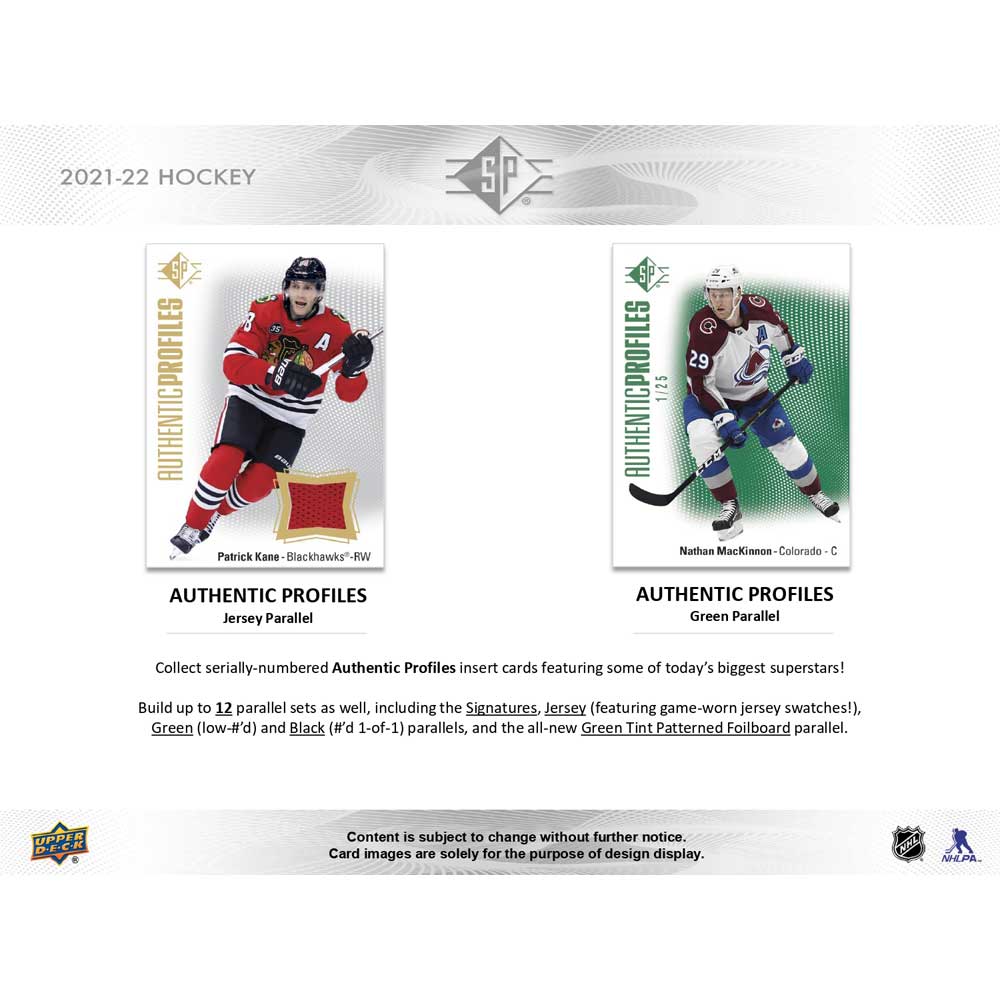 2021-22 Upper Deck NHL SP Blaster - Sports Cards Europe