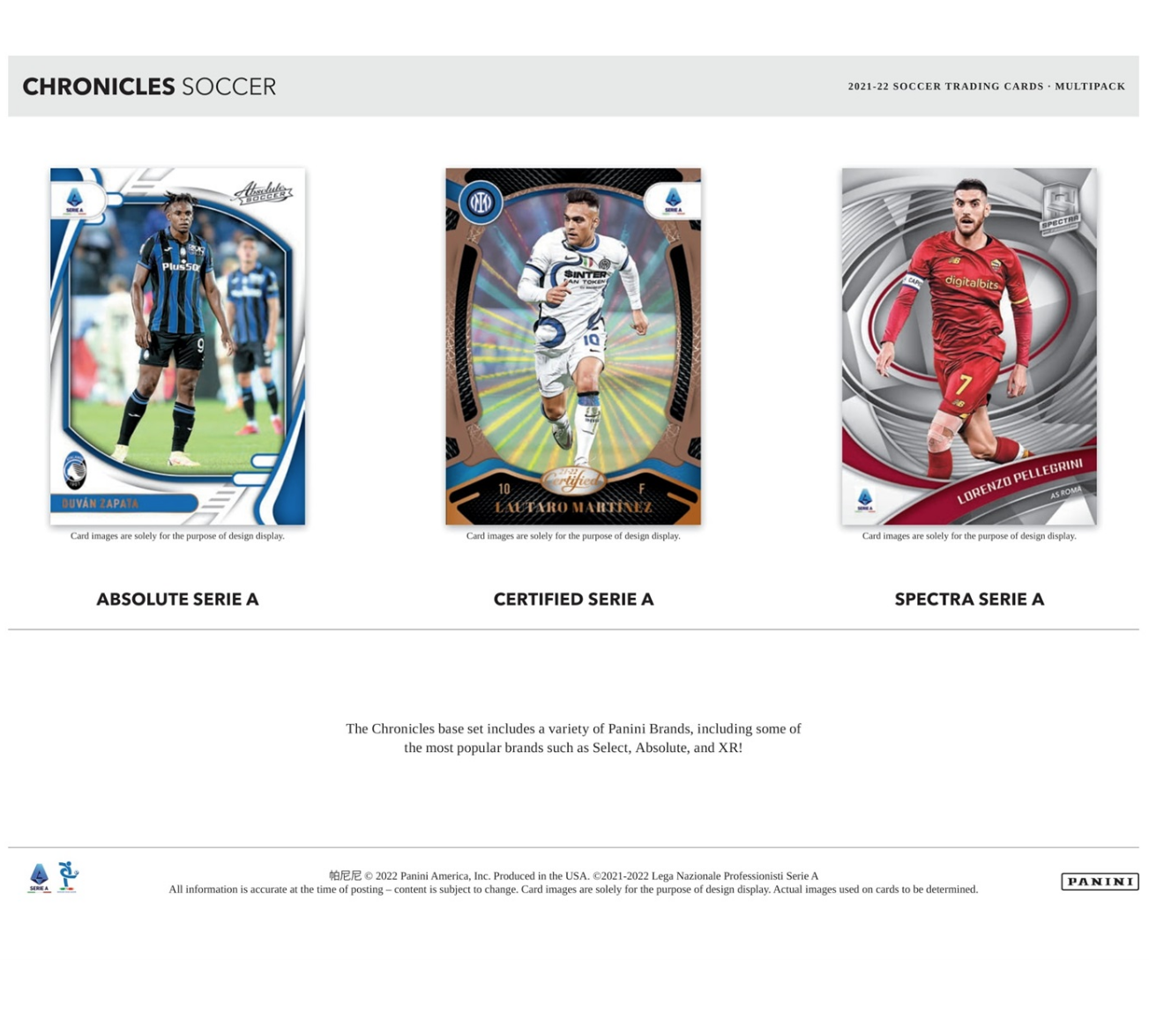 2021-22 Panini Chronicles Soccer Multi Pack - Sports Cards Europe