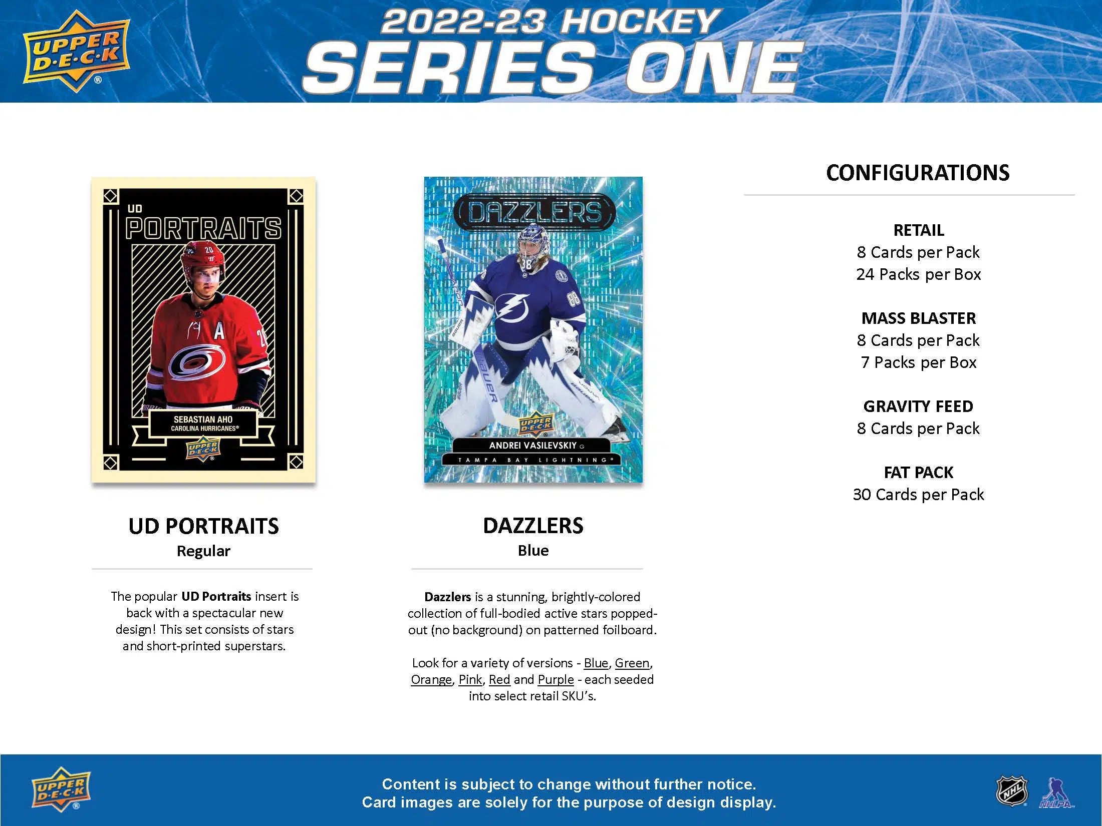 2022-23 Upper Deck NHL Series 1 Retail - Sports Cards Europe