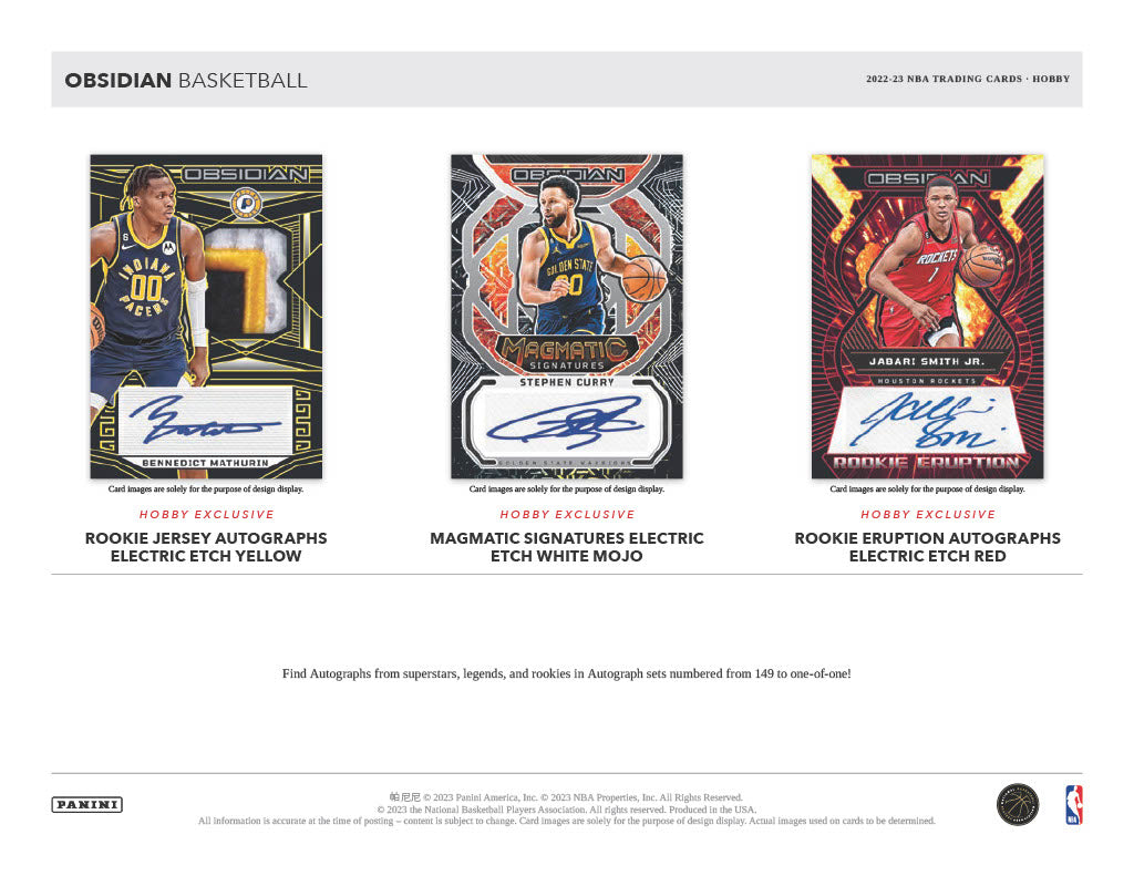 2022-23 Panini Obsidian Basketball Hobby - Sports Cards Europe