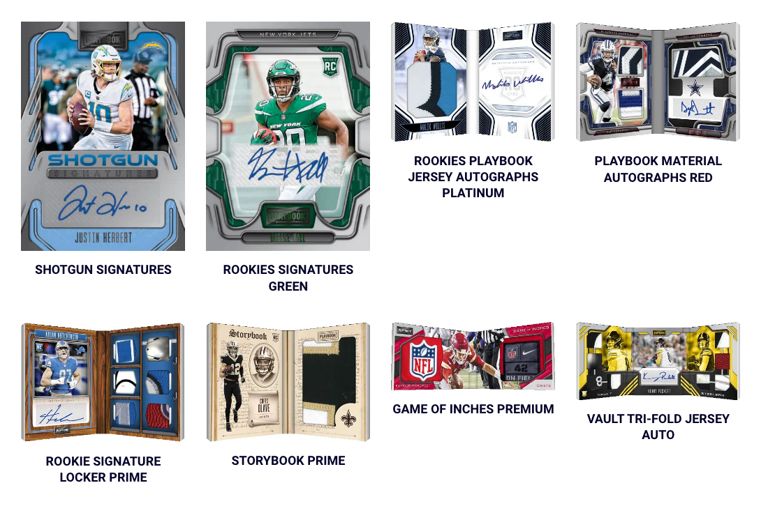 2022 Panini Playbook Football Hobby - Sports Cards Europe