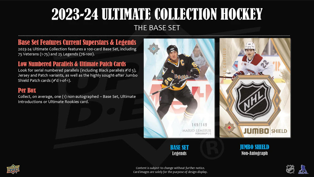 2023-24 Upper Deck NHL Ultimate Collection