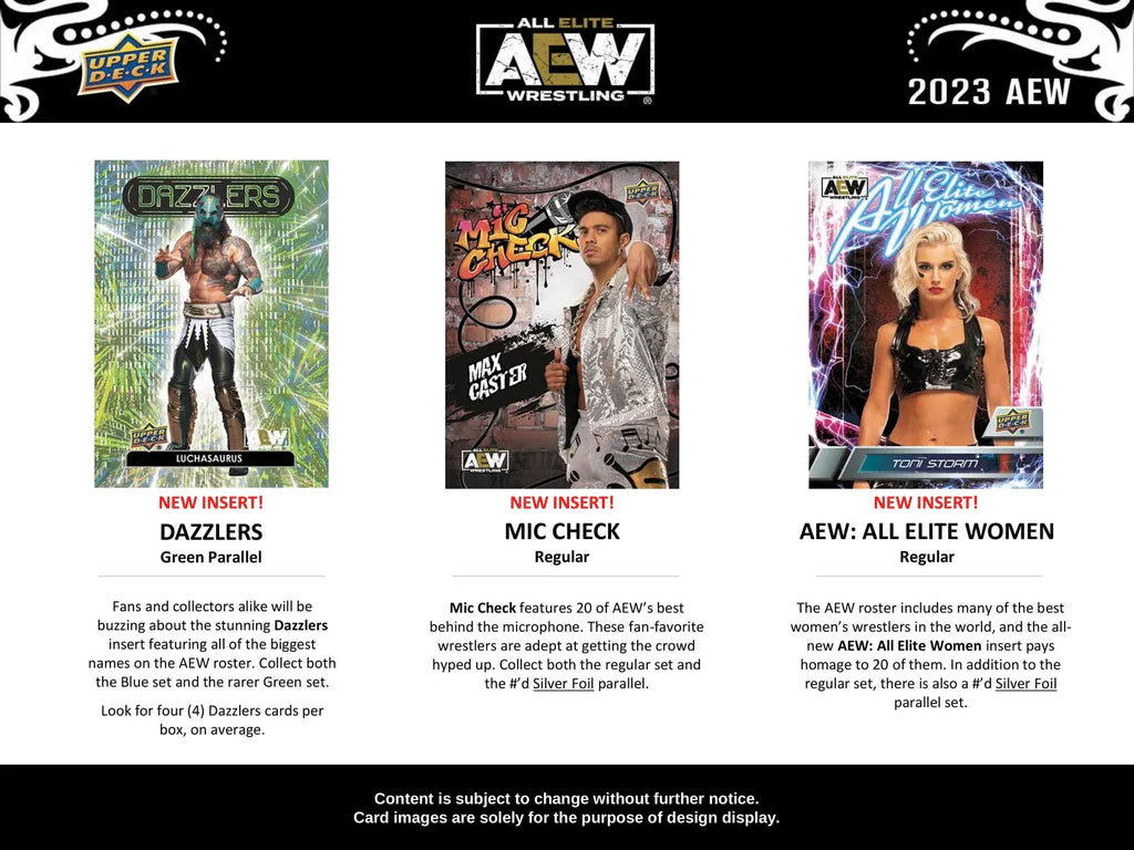 2023 Upper Deck All Elite Wrestling (AEW) Hobby - Sports Cards Europe