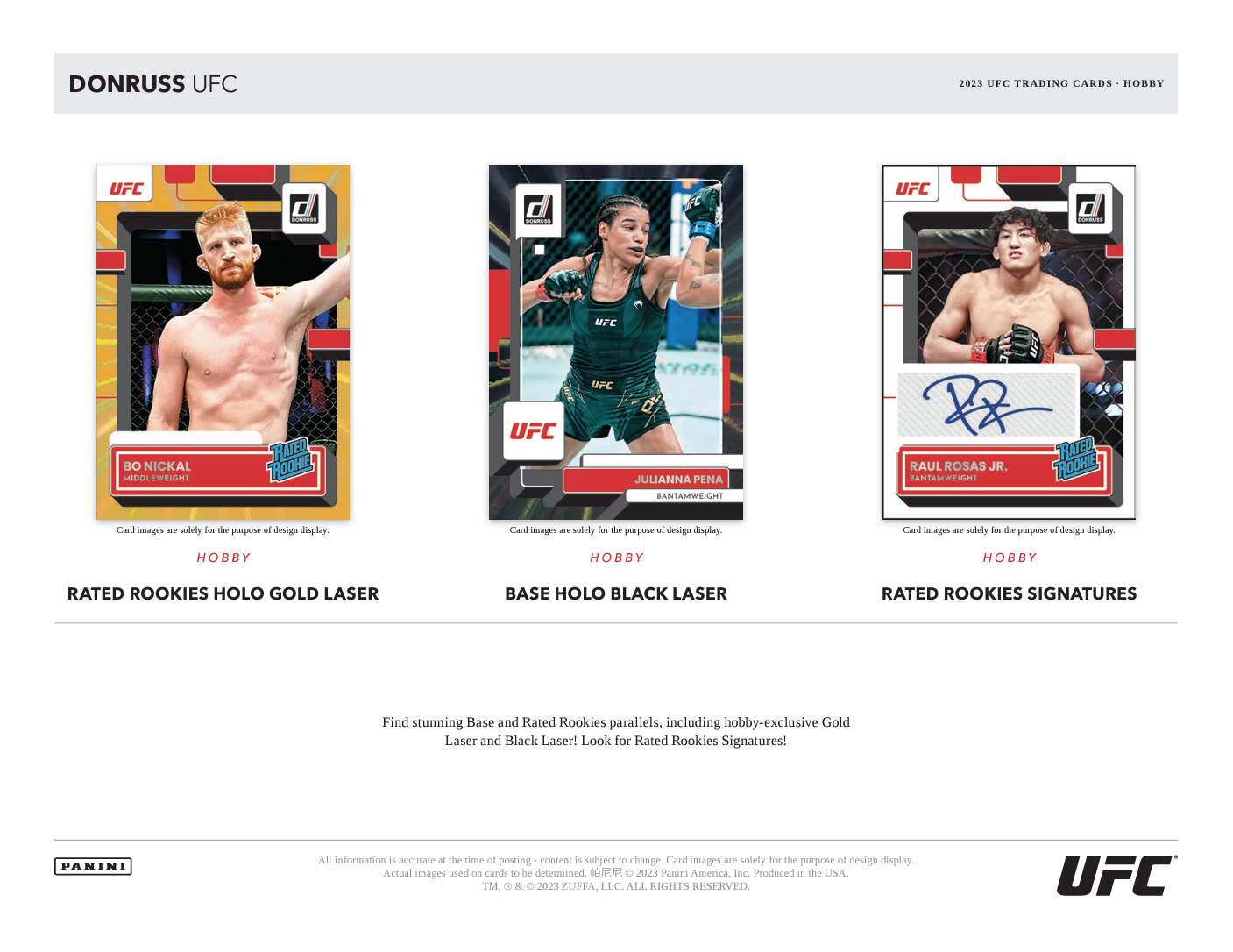 2023 Panini Donruss UFC Hobby - Sports Cards Europe