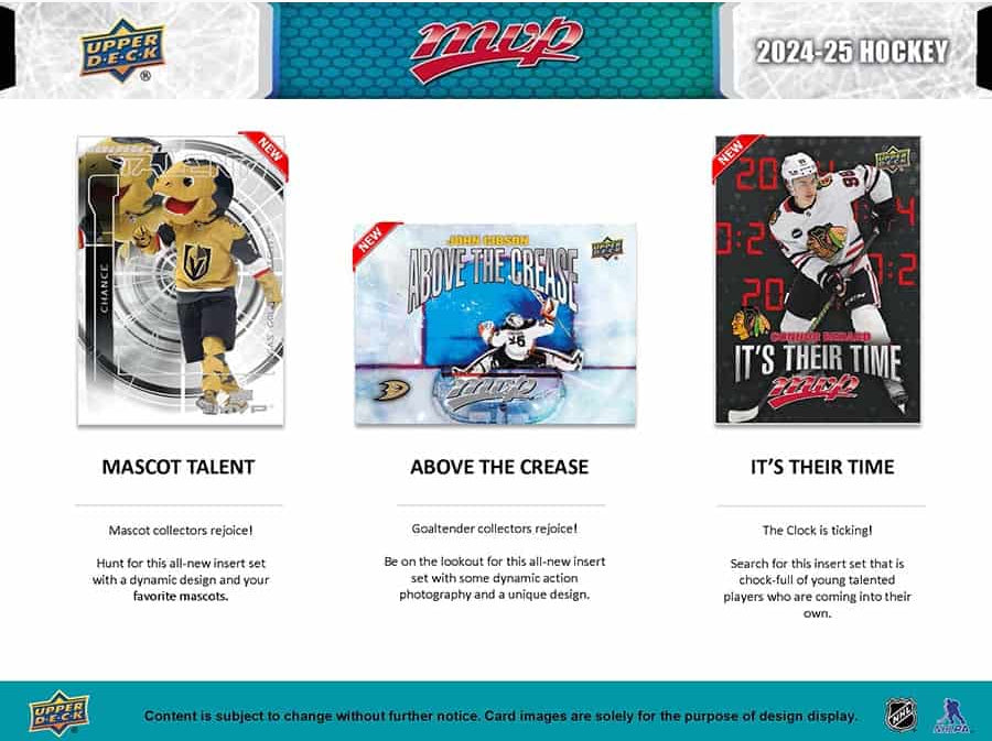 2024-25 Upper Deck NHL MVP Blaster Box - Sports Cards Europe