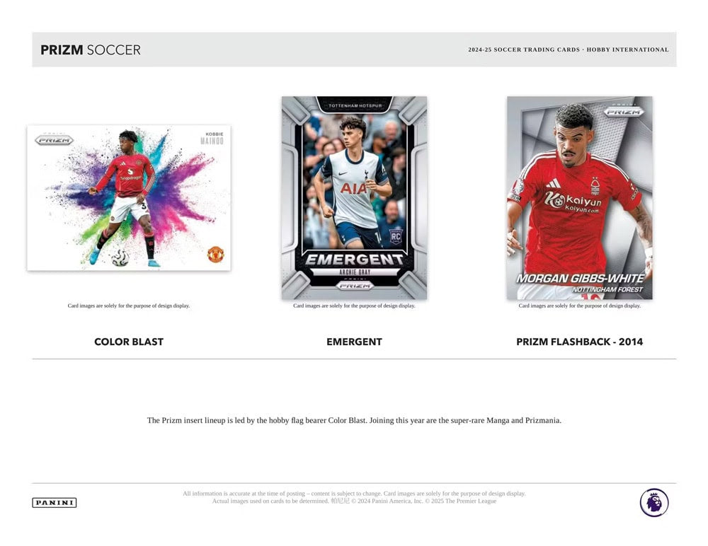 2024-25 Panini Prizm Premier League Hobby International Box - Sports Cards Europe