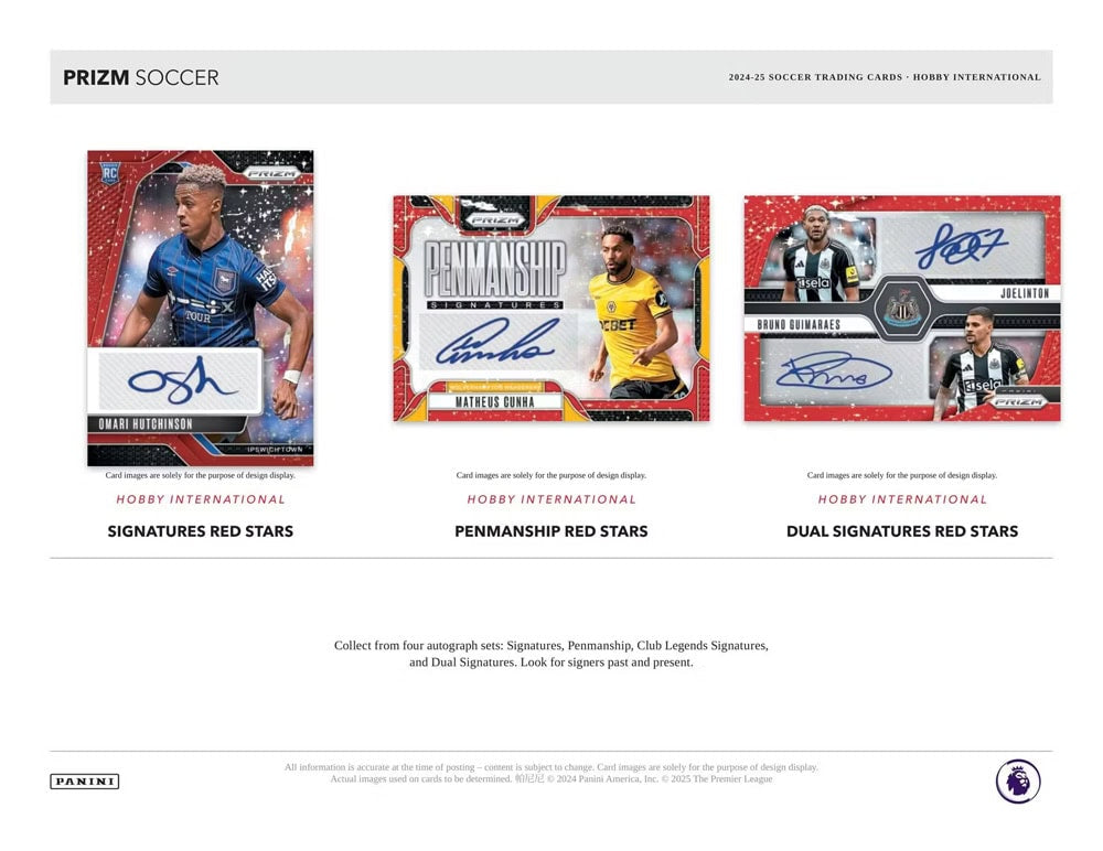 2024-25 Panini Prizm Premier League Hobby International Box - Sports Cards Europe