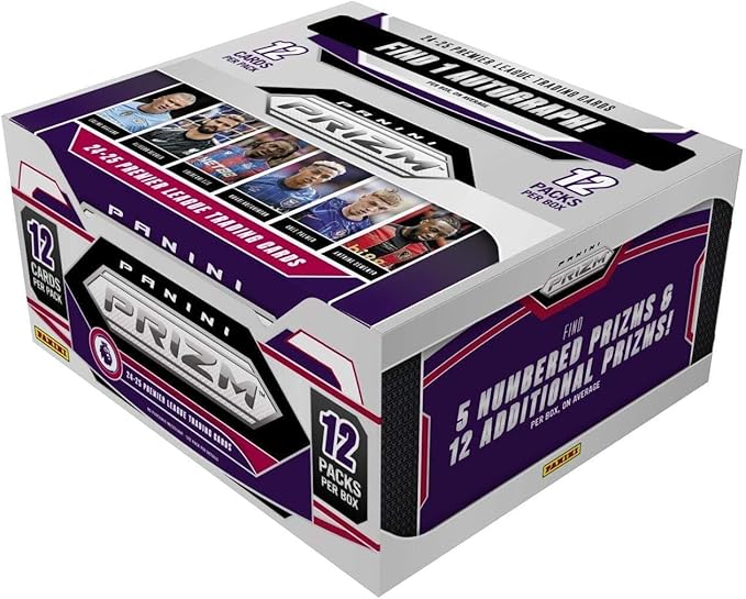 2024-25 Panini Prizm Premier League Soccer Hobby Box - Sports Cards Europe