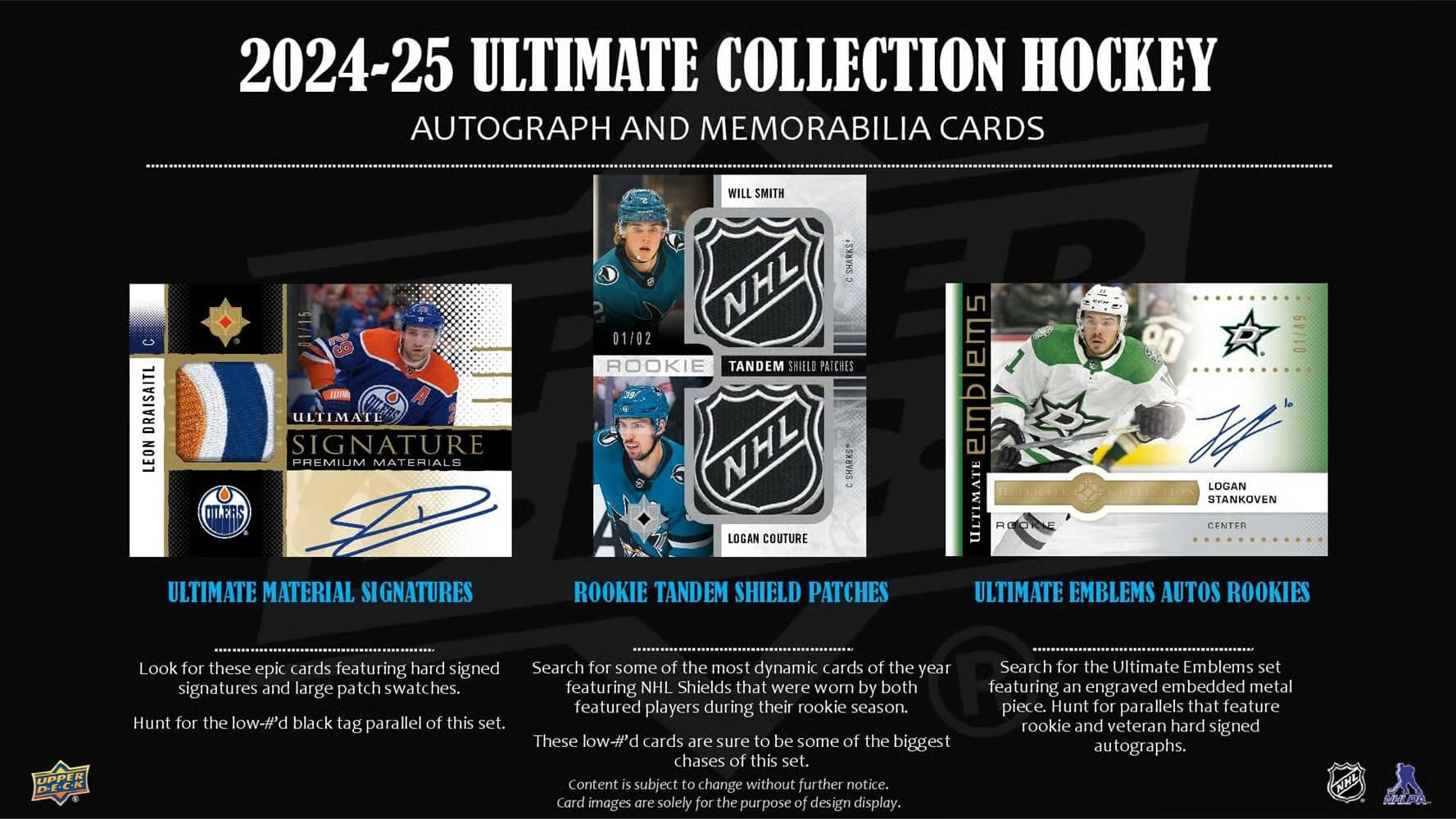 2024-25 Upper Deck NHL Ultimate Collection - Sports Cards Europe
