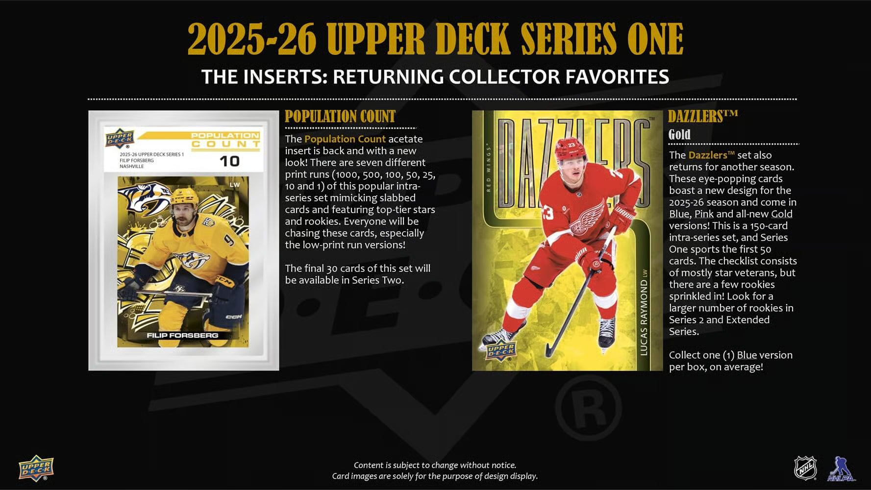 2025-26 Upper Deck NHL Series 1 Hobby - Sports Cards Europe