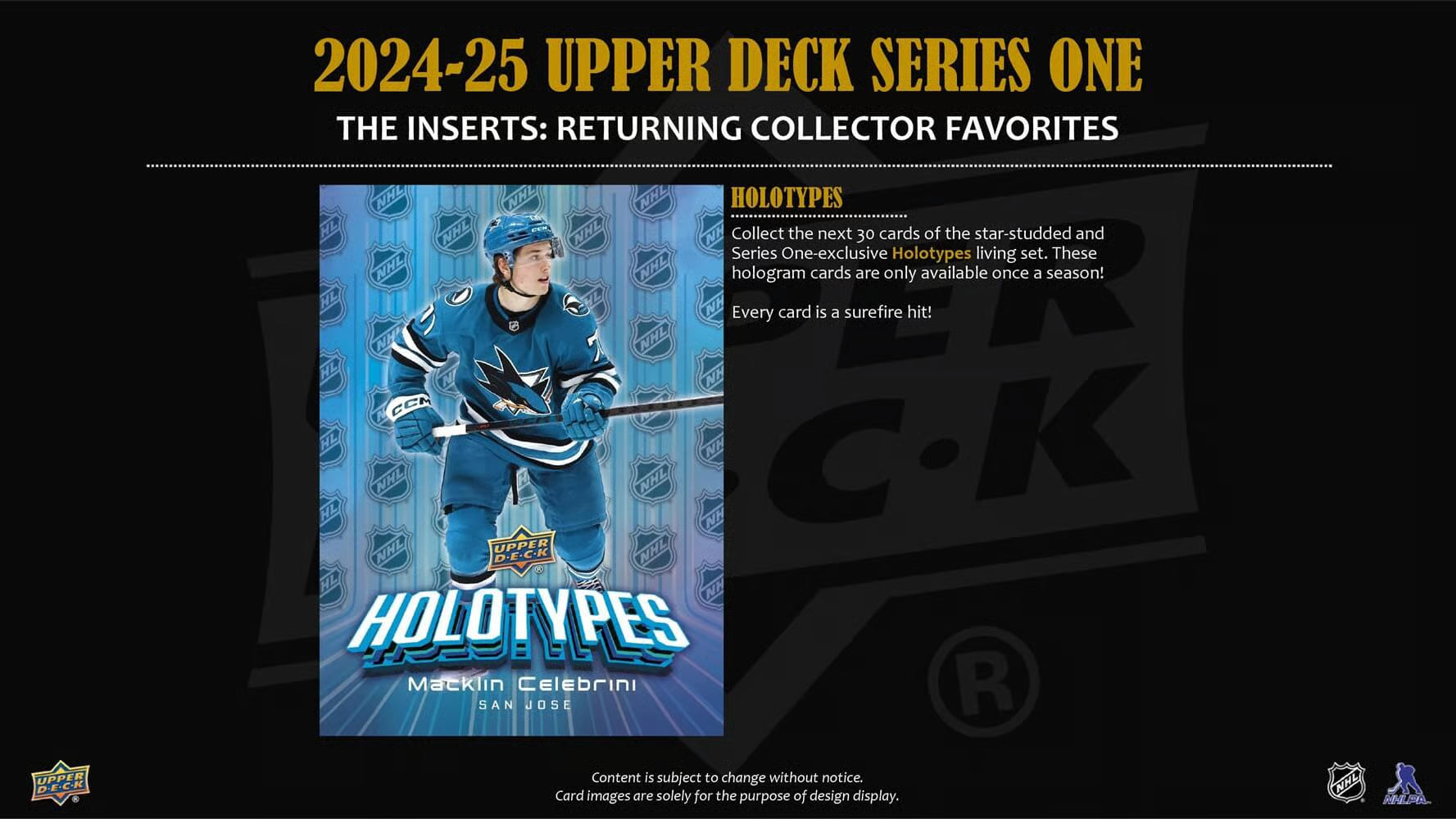 2025-26 Upper Deck NHL Series 1 Hobby - Sports Cards Europe