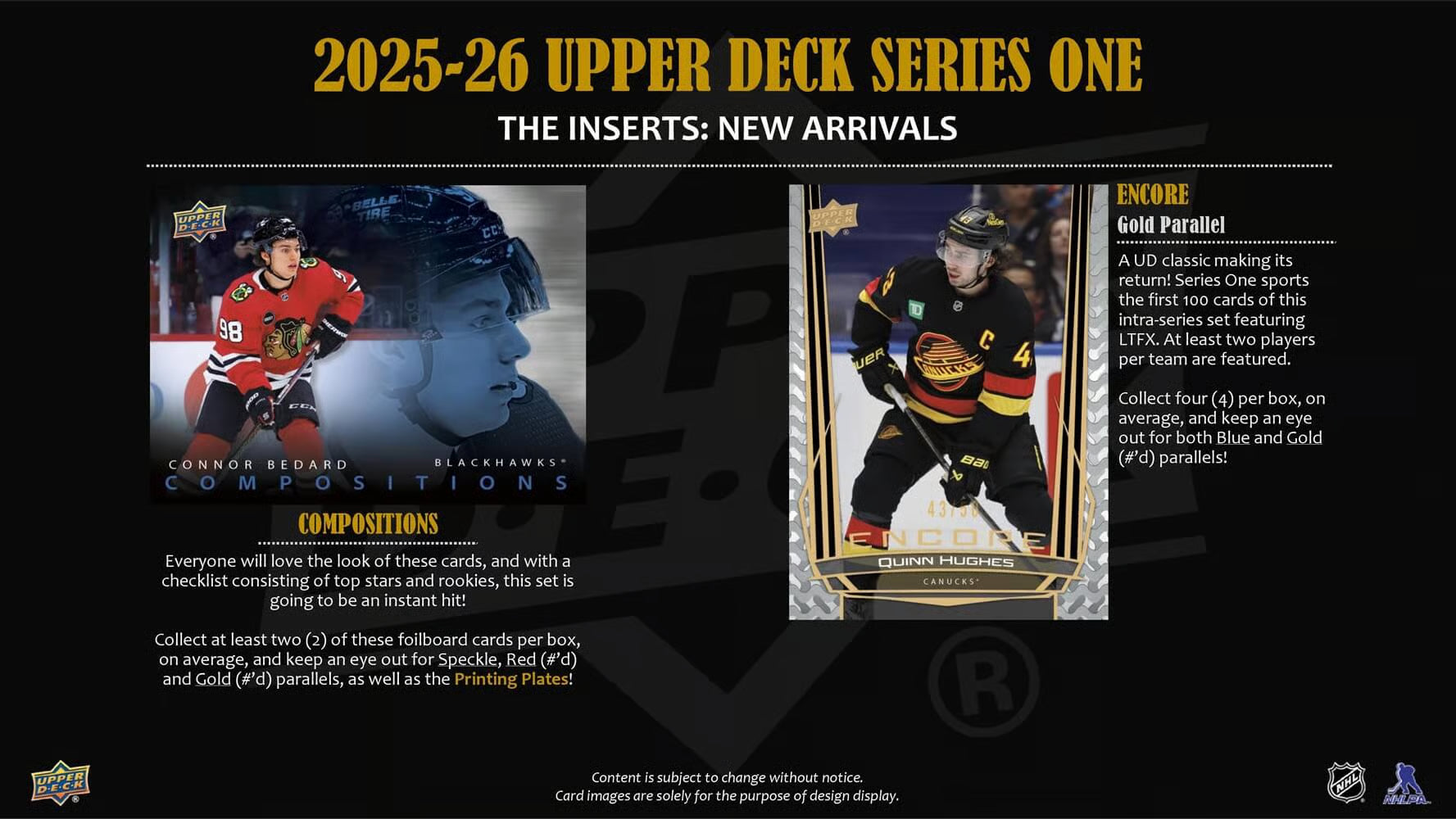 2025-26 Upper Deck NHL Series 1 Hobby - Sports Cards Europe